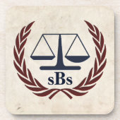 Skalen Gerechtigkeits-der personalisierten Untersetzer (Vorderseite)