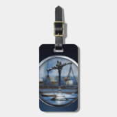 Skalen Rechtsanwalt-des Gepäckanhängers der Gepäckanhänger (Vorderseite vertikal)