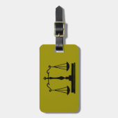 Skalen von Gerechtigkeit Gepäckanhänger (Vorderseite vertikal)