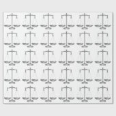 Skalen von Gerechtigkeit Geschenkpapier (Flach)