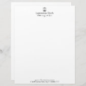 Skalen von Gerechtigkeit (Gesetz) Briefkopf (Vorne/Hinten)