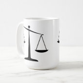 Skalen von Gerechtigkeit Kaffeetasse (Vorderseite Links)