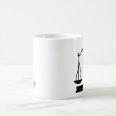 Skalen von Gerechtigkeit Kaffeetasse (Mittel)