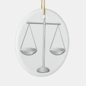 Skalen von Gerechtigkeit Keramikornament (Rechts)