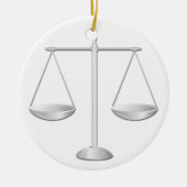 Skalen von Gerechtigkeit Keramikornament (Vorne)