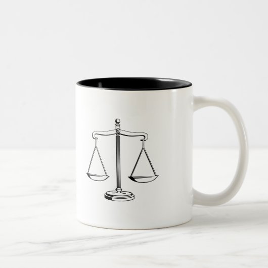 Skalen von Gerechtigkeit - Tasse (Rechts)