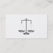 Skalen von Gerechtigkeit Visitenkarte (Rückseite)