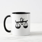 Skalen von Jusice Tasse (Links)