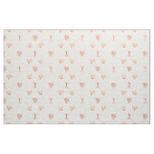 Skalierbare Repeat Beach Red Coral Damask Holz Stoff (Yard (91,4 cm))