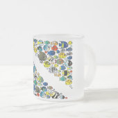 Skalierbare Taucherabwärtsflagge Mattglastasse (VorderseiteRechts)