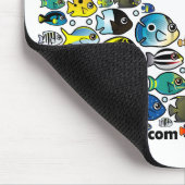 Skalierbare Taucherabwärtsflagge Mousepad (Ecke)