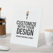 Skalierbares 8 x 10"-Blank-Ereignisanzeige-Zeichen Sockelschild (In SItu)