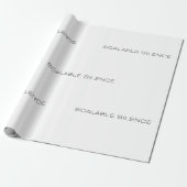 Skalierbares Schweigen Corporate Ironie Geschenkve Geschenkpapier (Ungerollt)