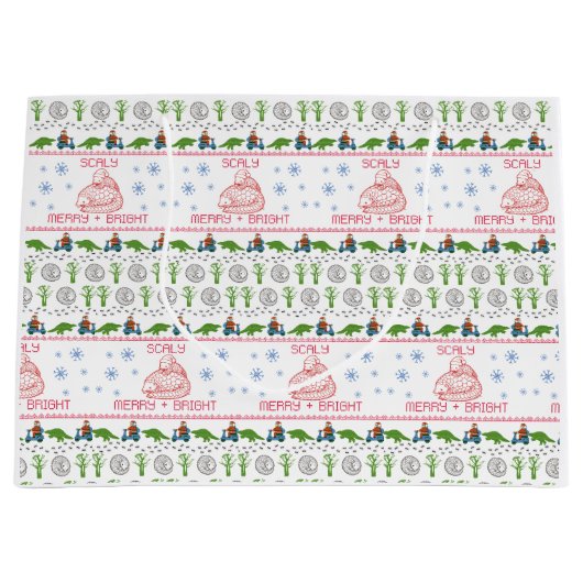 Skalierendes, leichtes und helles Papier Große Geschenktüte (Vorderseite)