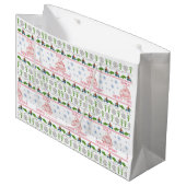 Skalierendes, leichtes und helles Papier Große Geschenktüte (Vorderseite Schrägansicht)