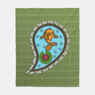 Skaliert das Goldfish Fleece Blanket