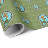 Skaliert das Goldfish Wrapping Paper Geschenkpapier (Rolleneckpunkt)