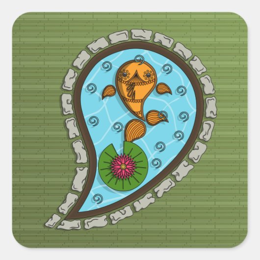 Skaliert den Goldfish Sticker (Vorderseite)