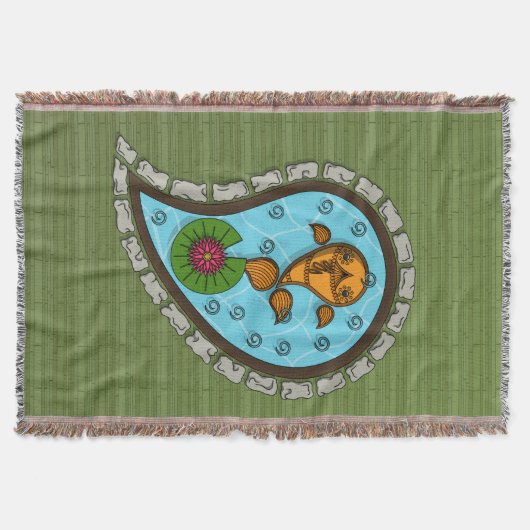 Skaliert die Goldfischwurzeldecke Decke (Vorderseite)