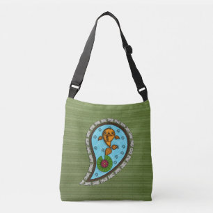 Skaliert die Goldfish All-Over-Print-Tasche Tragetaschen Mit Langen Trägern