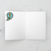 Skaliert die Goldfish Grußkarte Karte (Innenseite)