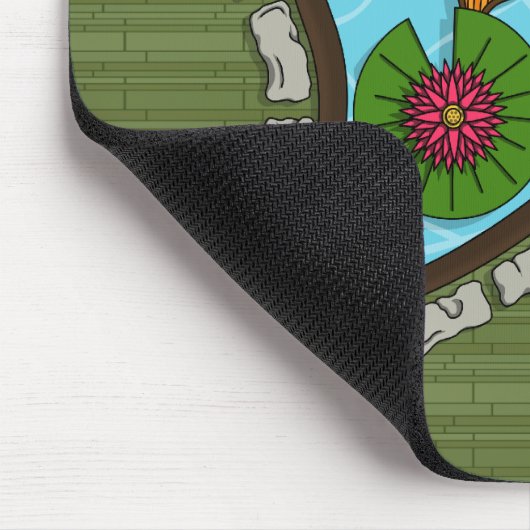 Skaliert die Goldfish-Mousepad Mousepad (Ecke)