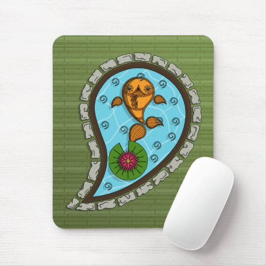 Skaliert die Goldfish-Mousepad Mousepad (Mit Mouse)