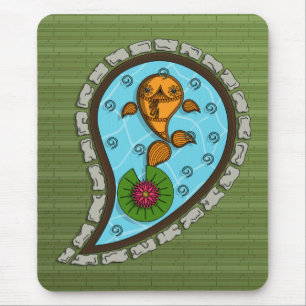 Skaliert die Goldfish-Mousepad Mousepad
