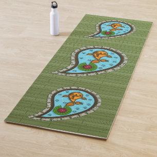 Skaliert die Goldfish Yoga Mat Yogamatte