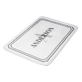 Skalierte Eckbadematte Badematte (Schrägansicht)