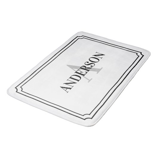 Skalierte Eckbadematte Badematte (Schrägansicht)