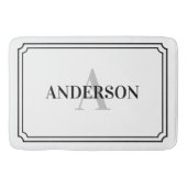 Skalierte Eckbadematte Badematte (Vorderseite)