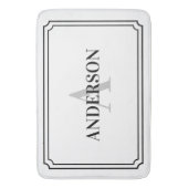 Skalierte Eckbadematte Badematte (Vorderseite Vertikal)