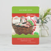 Skalierte Edges Foto Holiday Card Feiertagskarte (Stehend Vorderseite)