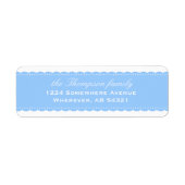 Skalierte farbige Rücksendemarke (Vorne)