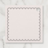 Skalierte Grenze Brautparty Gevor Tag Geschenkanhänger (Rückseite)