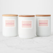 Skalierte Kante Fett Text Bridesmaid Candle Label Lebensmitteletikett (Flaschen)