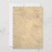 Skalierte Weinberge Wasserfarbe auf 60 Jahre Einladung (Rückseite)