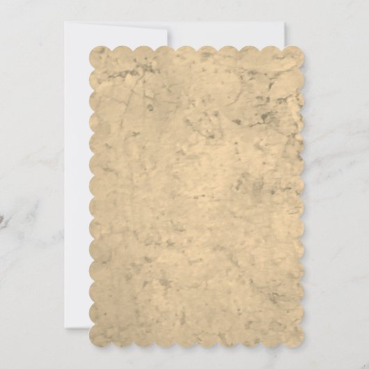 Skalierte Weinberge Wasserfarbe auf 60 Jahre Einladung (Rückseite)