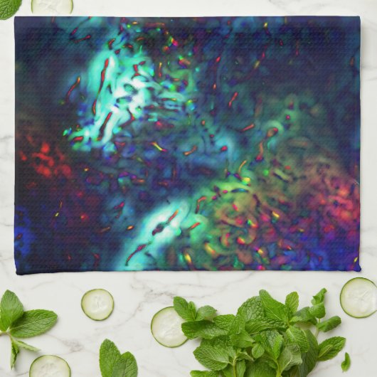 Skalierung auf dunkelblau bis farbig geschirrtuch (Gefaltet)