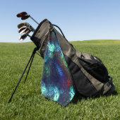 Skalierung auf dunkelblau bis farbig golfhandtuch (Gras)