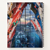 Skalierung des Innenklettergymnastiks Notizblock (Rückseite)