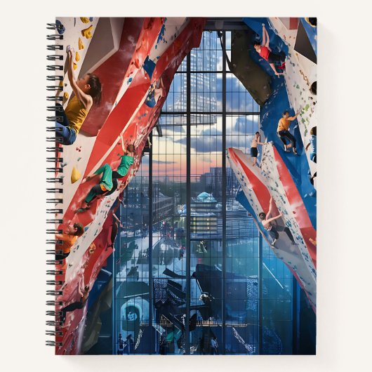 Skalierung des Innenklettergymnastiks Notizblock (Vorderseite)