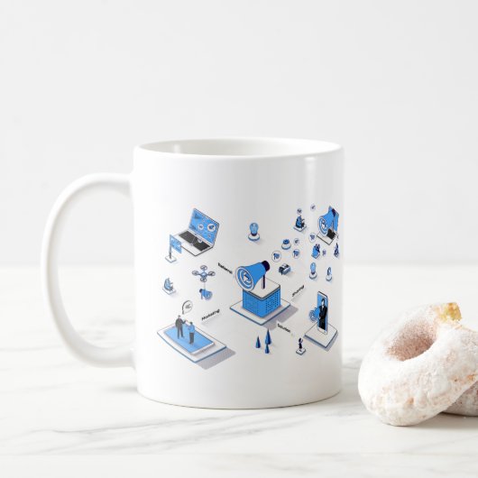 Skalierung Kaffeetasse (Mit Donut)