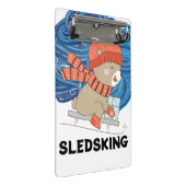 Skalierung personalisierbar mini klemmbrett (Schrägansicht)