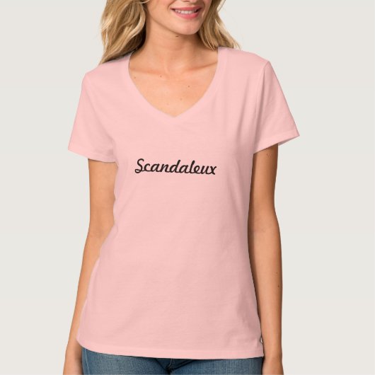 Skandalöser T - Shirt (Vorderseite)