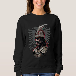 Skanderbeg Albanian National Hero Eagle Kosovo Alb Sweatshirt