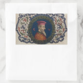 Skanderbeg Rechteckiger Aufkleber (Tasche)