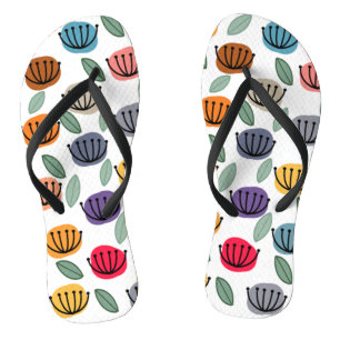 Skandi-Cup-Blumen Badesandalen