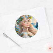 Skandi hat etwas Besonderes und Einzigartiges Runder Aufkleber (Umschlag)